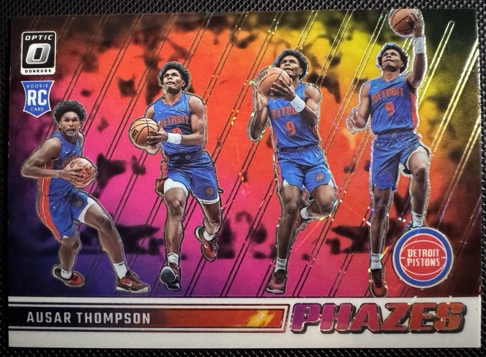 2023-24 Panini Donruss Optic Ausar Thompson #30 Phazes Laser RC Case Hit SSP