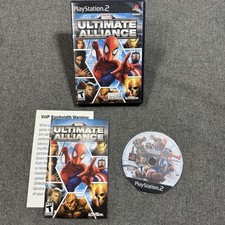 Marvel Ultimate Alliance PlayStation 2 PS2 Complete CIB - Tested