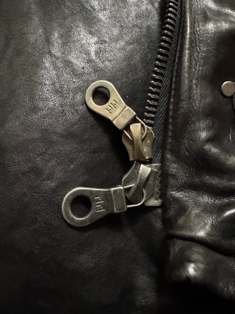 Backlash Leather Jacket with Removable Boa, Black… - image 5