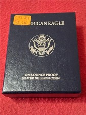 1995-P PROOF American Silver Eagle Dollar.   ASE.   OGP & COA          #MF-1734