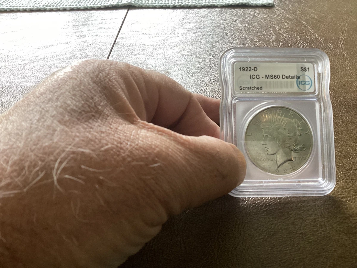 MS 60 Graded 1922 Year Peace Dollars (1921-1935) for sale | eBay