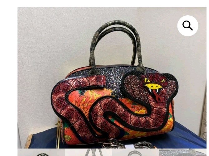 Irregular Choice  Snake Bag 🎒"Be Charming " Rare Soldout Bag Only image 3