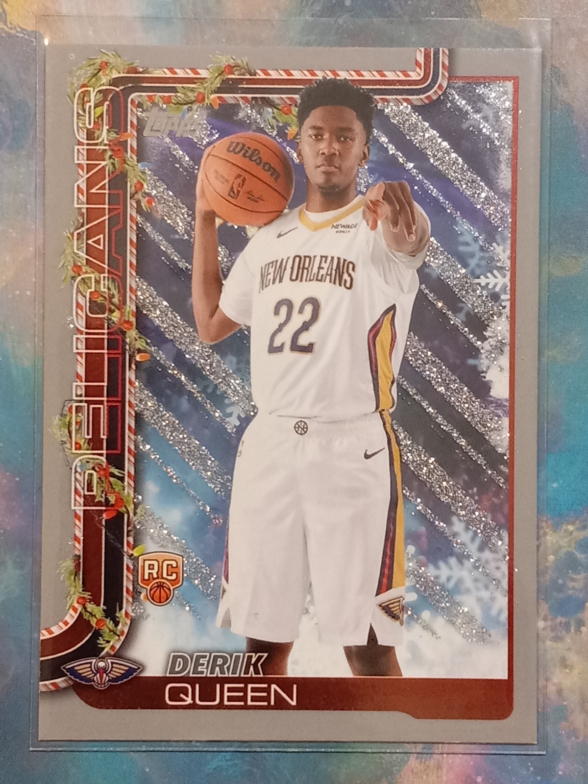DERIK QUEEN 2025-26 TOPPS HOLIDAY #H173 GLITTER