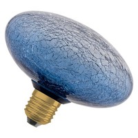 LED Leuchtmittel E27 Ø 15 Cm Blau Crackled Glas 2700 K 300 Lm Deko Lampe Osram