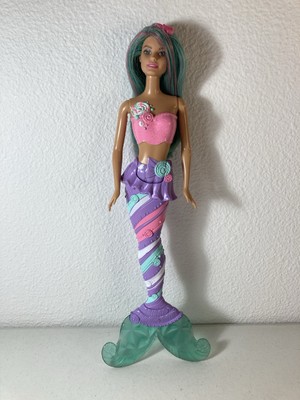 Mattel - 2015 Dreamtopia Candy Kingdom Mermaid Barbie - Green Hair