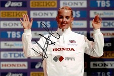 Keely Hodgkinson Signed Photo Athletics – Great Britain – AFTAL COA