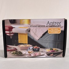 Antree Pasta Maker Attacco Set 3 in 1 per KitchenAid Supporto Mixer, Bianco