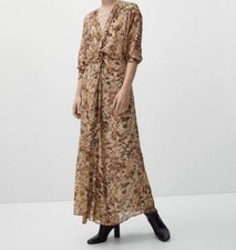 Massimo Dutti Floral Dress Size Uk10 eu38 