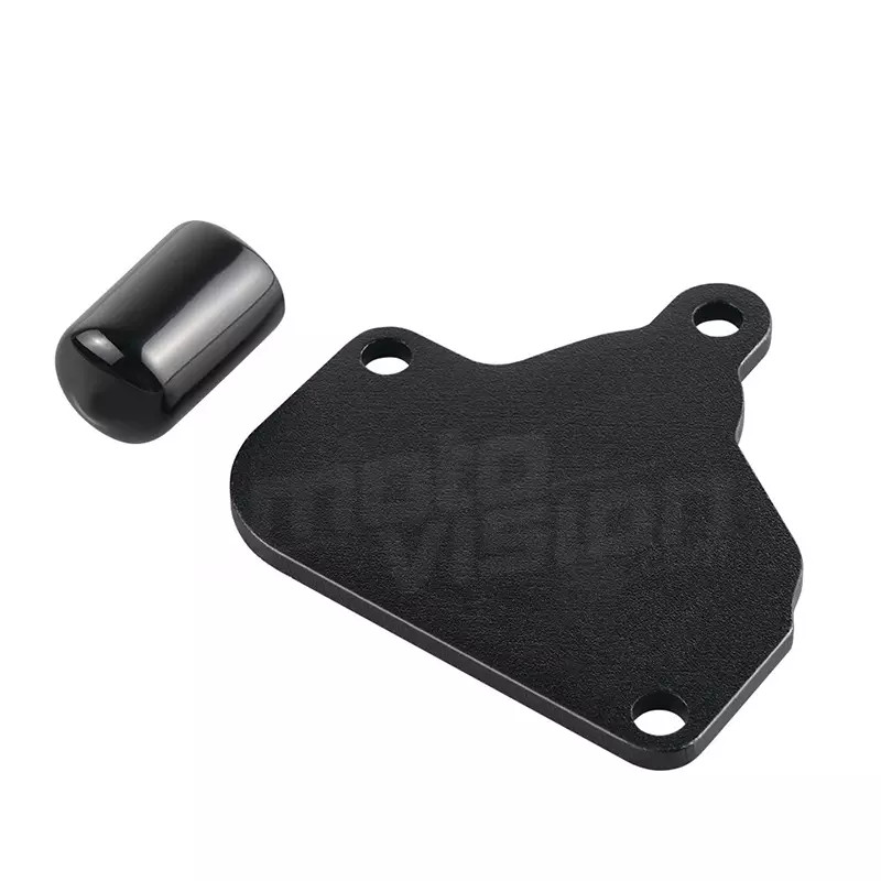 Plaque suppression antipollution KTM 690 en aluminium CNC haut de gamme