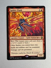 Spider-Punk R SPM Marvel's Spider-Man 92 Magic: The Gathering NM
