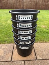 Set of 6 Prosperplast 30cm Potato Planter Pots with Drainage Hole