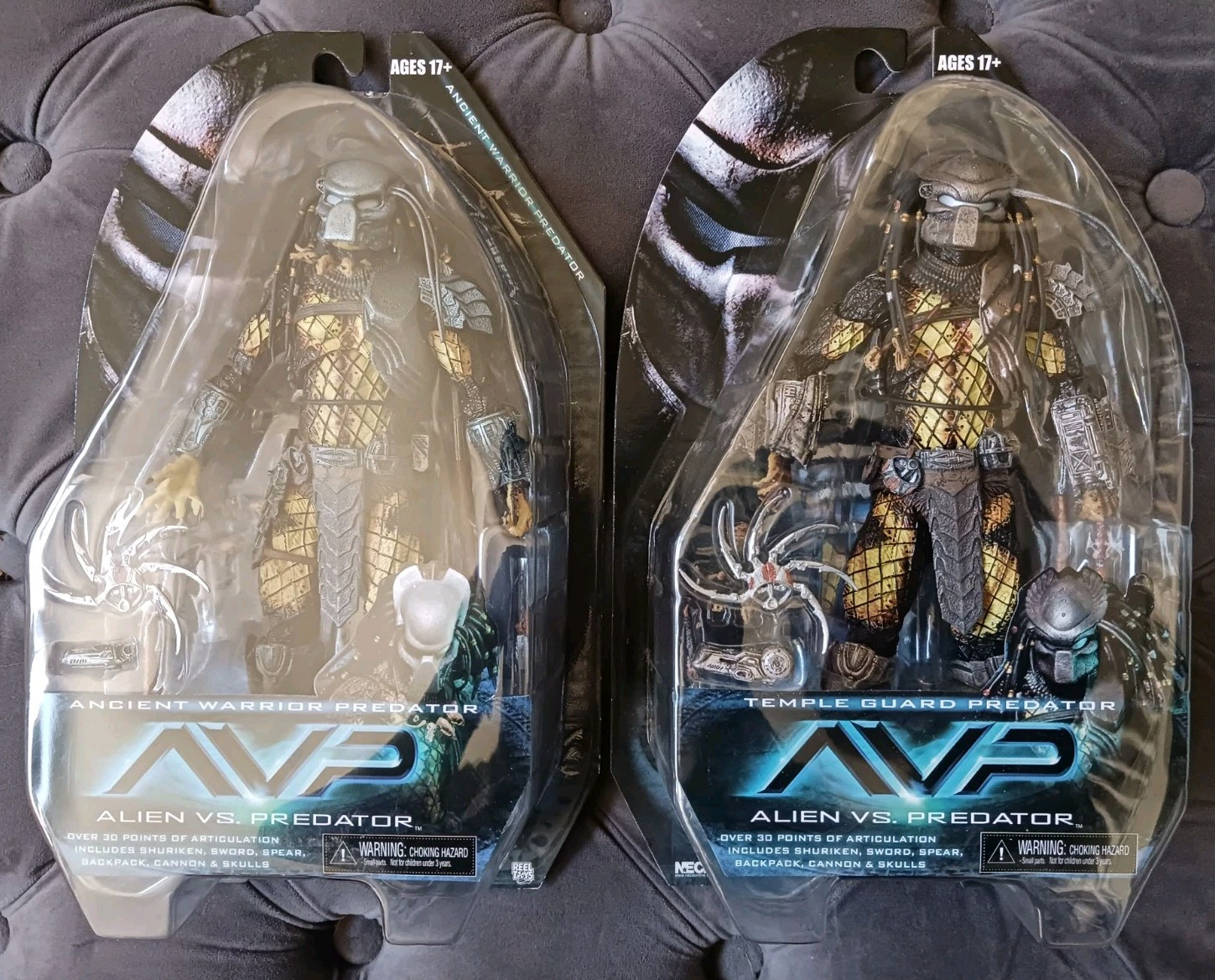 NECA AVP Alien vs Predator Ancient Warrior Temple Guard Action Figure Lot