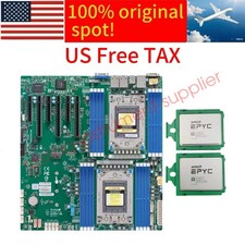 Supermicro H12DSi-N6  AMD EPYC 7742 x 2 server motherboard combination