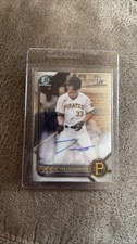 2022 Bowman Draft Chrome Tres Gonzalez 1st Auto CDA-TG Pirates