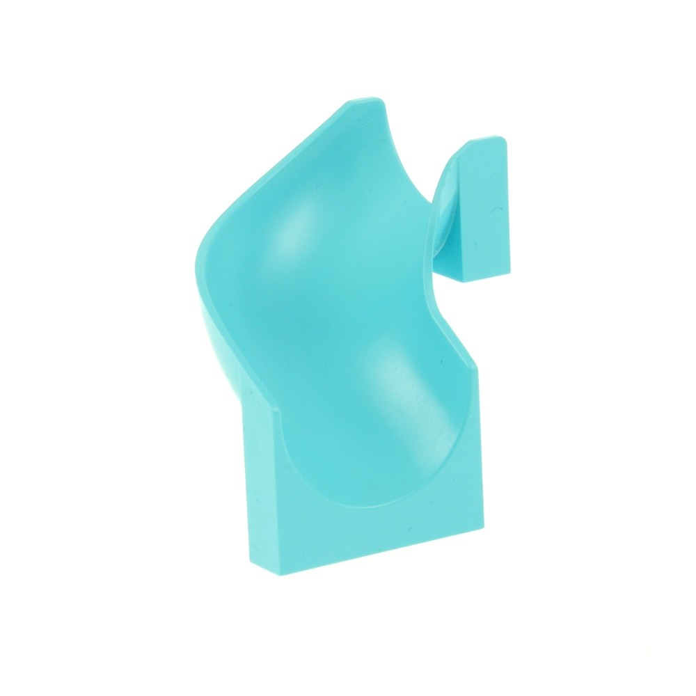 1X Lego Playground Slide 90° 6X6X6 Curved Light Azure Blue 6545920 28387