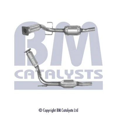 Catalytic Converter Type Approved + Fitting Kit fits SKODA PICK UP 6U 1.9D AEF - Image 2 of 4