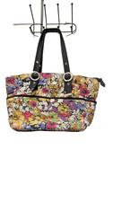 Donna Sharp Quilted Floral Patchwork Shoulder Tote Multicolor