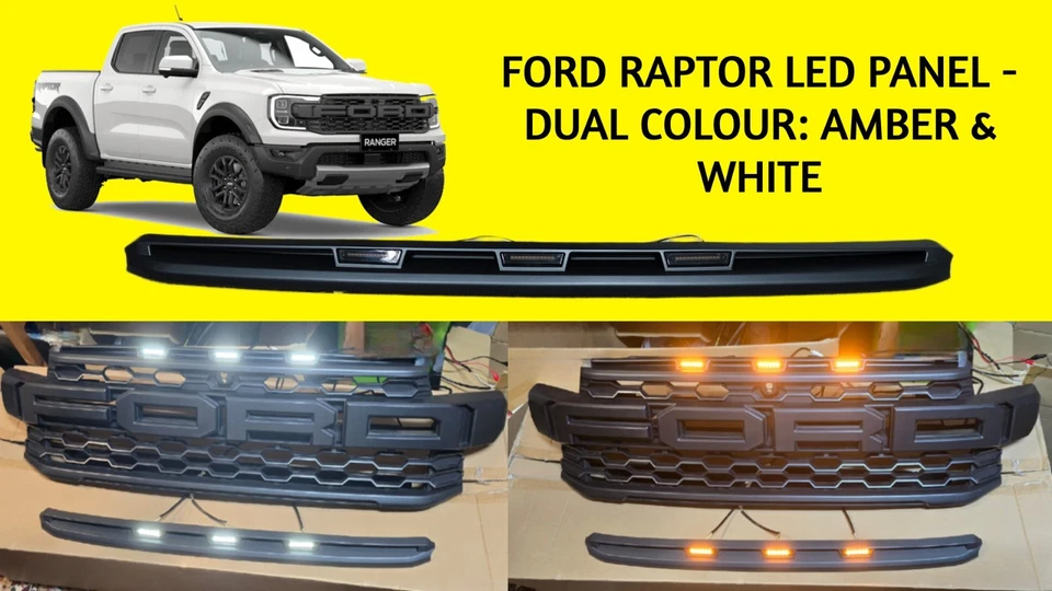 Raptor Grille LED panel FIT Ford Ranger Raptor P703 2022-2024 NEXT-GEN - Image 2 of 4