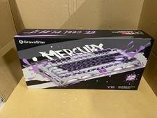 GravaStar Mercury V75 TKL Wired White Gaming Keyboard JP JUNK Tested