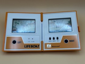 Nintendo Game & Watch LIFE BOAT TC-58 Italian OTO Box and Card 1983 MINT IN BOX