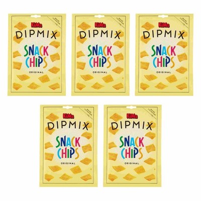 5x KiMs Dip Mix Snack Chips Original 13g