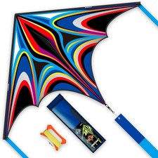 Gaint Kite for Adults Easy to Fly, 9ft Huge Delta Kite Come with Tail