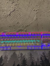 Red Dragon RBG Mechanical Gaming Keyboard with Blue Switches Slightly Used