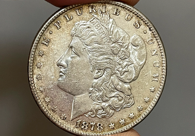 #ad #ad 1878 S Uncirculated Morgan SILVER Dollar Reverse of 78 Proof Like Details Toned $219.99