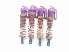 4x Integy Aluminum Threaded Purple 1/8 Monster Truck Shocks 135mm Long Savage?
