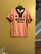 Camiseta de fútbol Kappa Juventus Del Piero rosa negra M unisex adulto #10