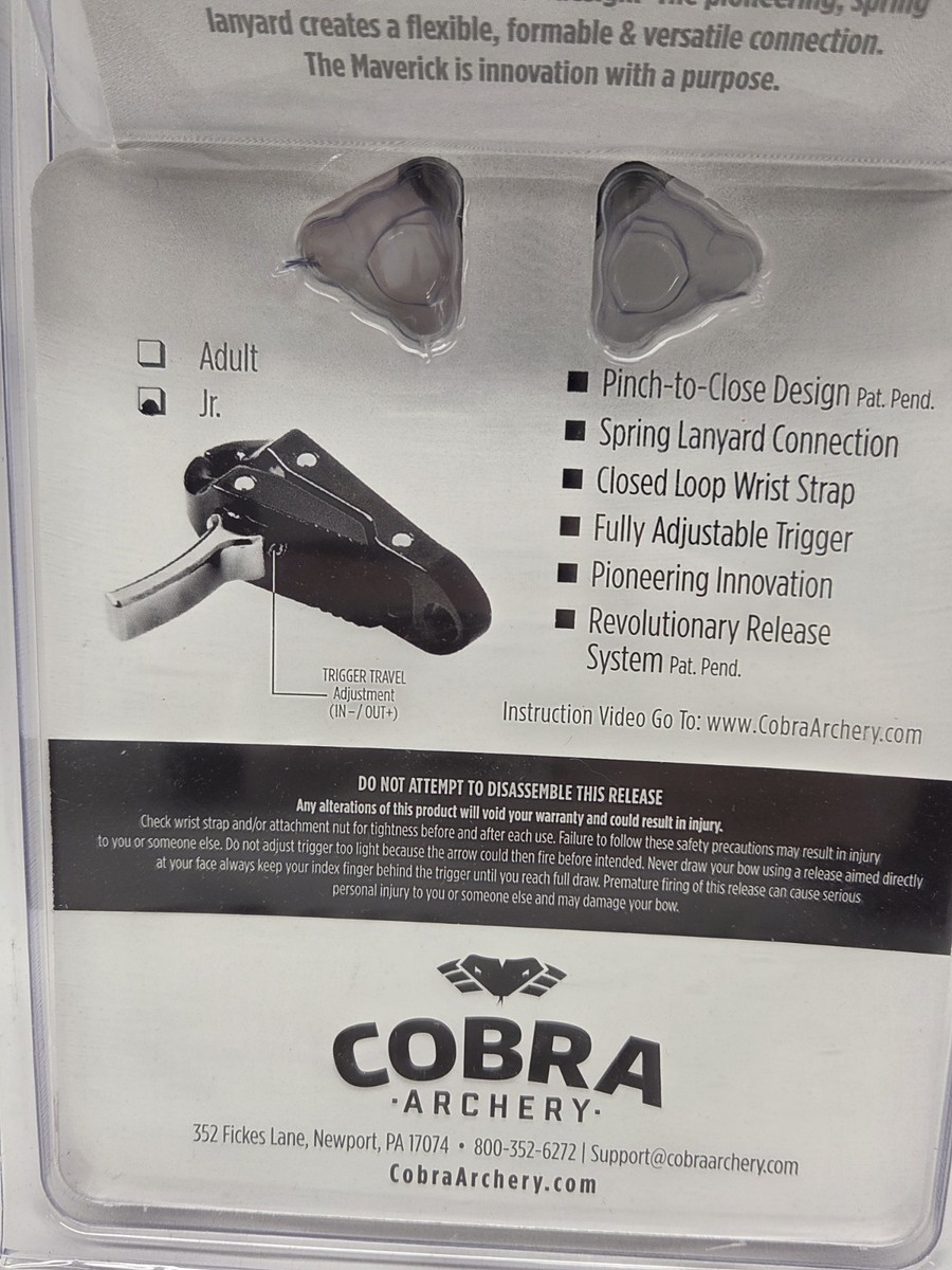 Décocheur (Release) Cobra Archery Maverick - Pour Arc à