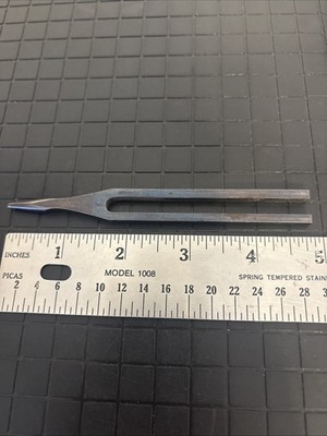 Antique Metal Tuning Fork Key of A - Made in Czechoslavakia
