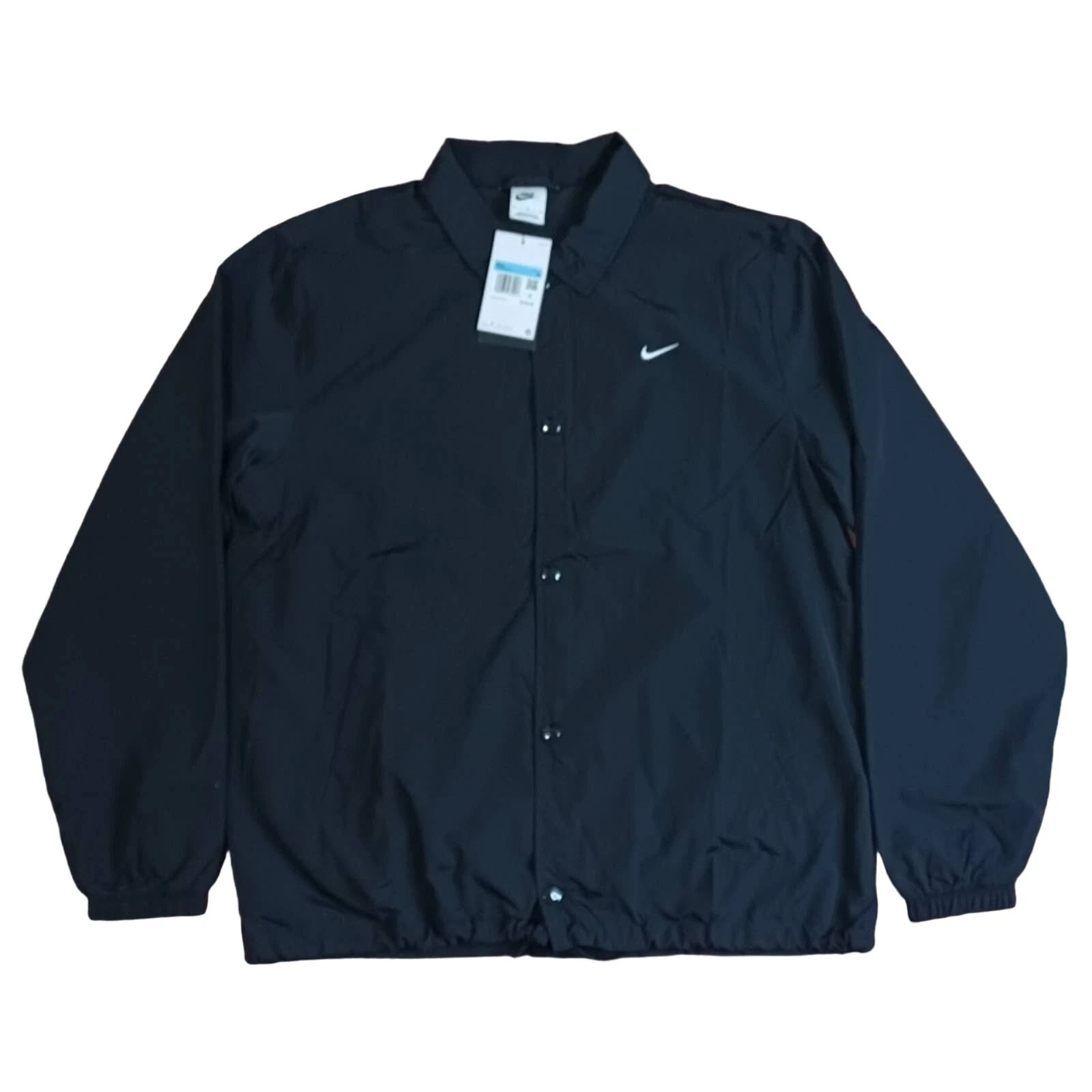 NIKE Men's Black Lightweight Jacket sz: MEDIUM NEW WITH TAGS