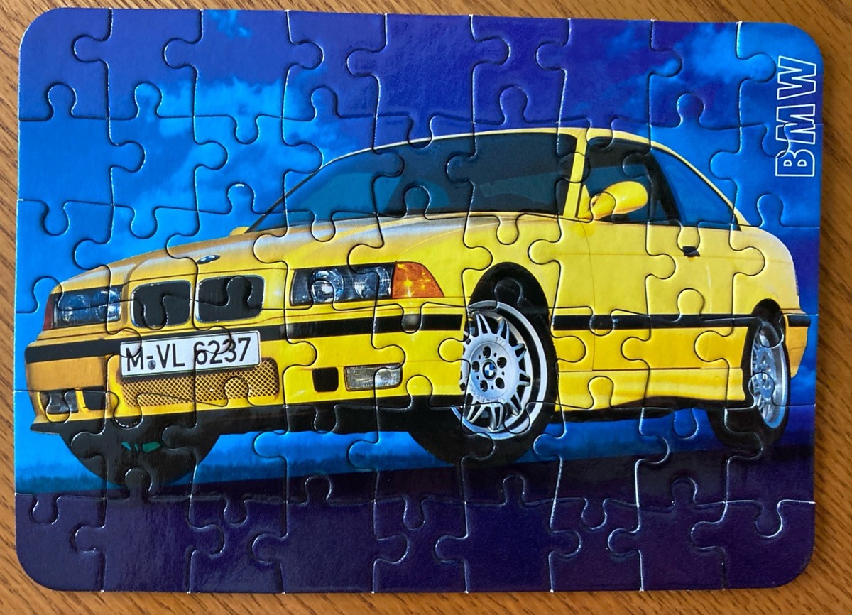 BMW e36 Dakar Yellow M3 Jigsaw Puzzle 5”x7” 54pcs | eBay