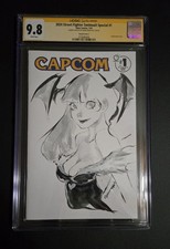 CGC 9.8 SIGNED & SKETCH Morrigan by Genki Egu...