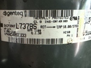 NEW OEM Genteq HC40GE233 1P Condenser Fan Motor 1/4HP for Carrier Bryant Payne