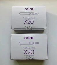 Mira Fertility Max Test Wands, NEW 40 Ct 2 Boxes Exp 02/2026