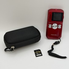 Vivitar Digital Camcorder Onboard USB Connection - DVR 613 HD - Red - Works
