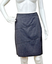 Vintage Authentic Gucci Wool Pencil Skirt New With Tags Silk Lining