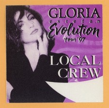 Gloria Estefan 1997 Evolution Concert Tour CREW Backstage Pass
