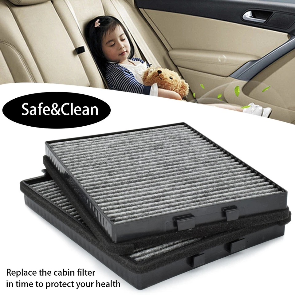 64312207985 For BMW E39 525i 528i 530i 540i M5 Charcoal Pollen Cabin Air Filter. Foto 2 de 4