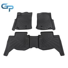 For Toyota Tacoma Crew Cab 2005-13 2014 2015 Tpe Floor Mats Liners Front Rear