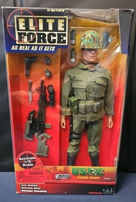 Blue Box Toys Elite Force 1/6 scale USMC Machine Gunner NEW 2008