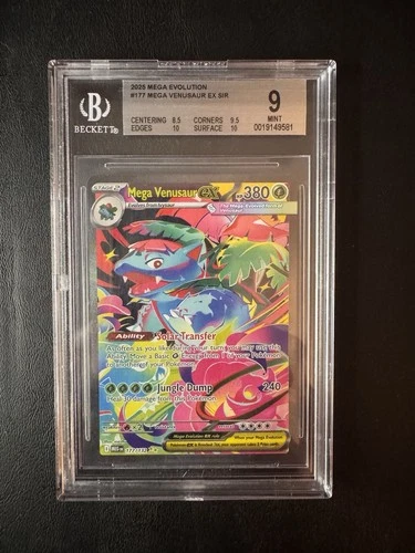 Pokémon TCG Mega Venusaur EX SIR 177/132 BGS 9