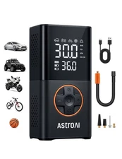 AstroAI L7 Tire Inflator Portable Air Compressor Cordless Mini Pump for Car/Bike