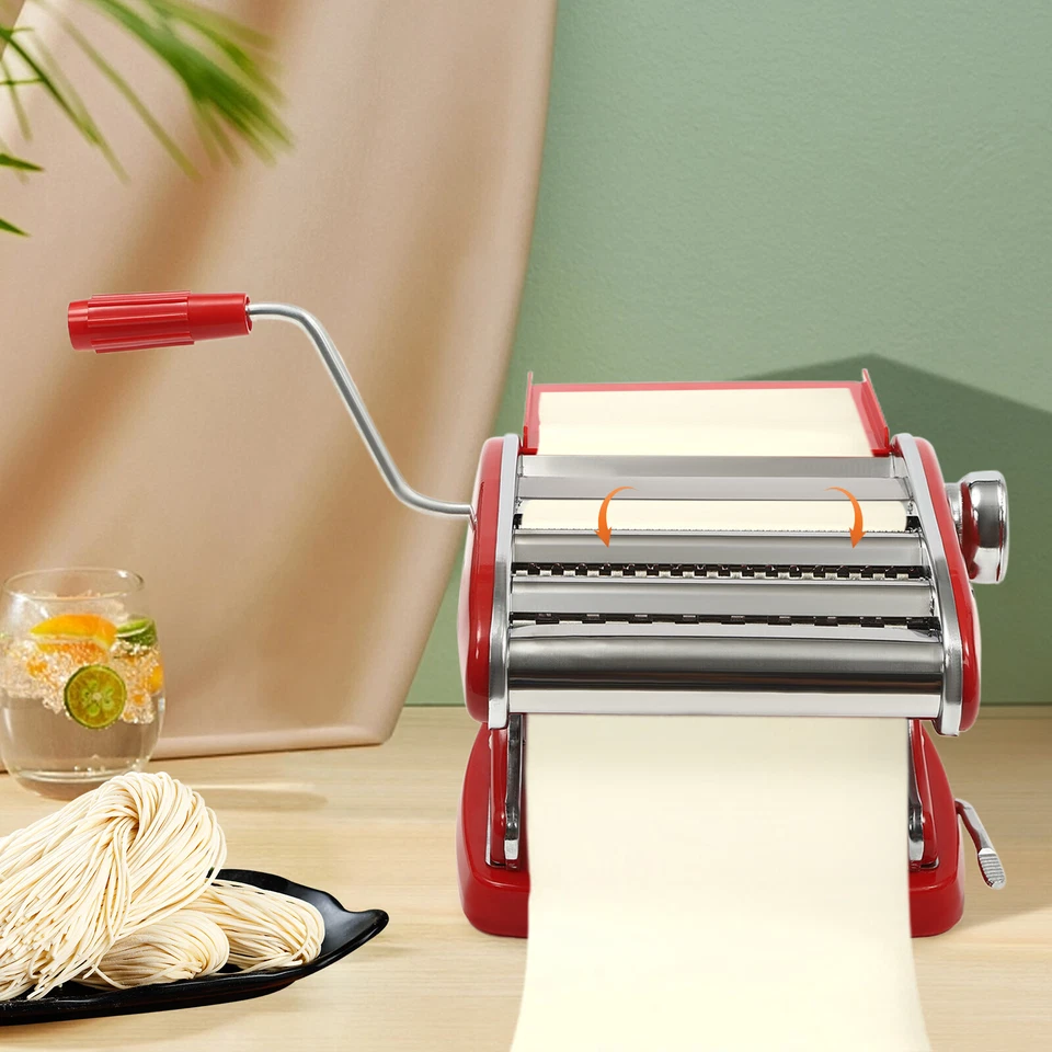 Pasta Maker & Roller Machine Noodle Spaghetti&Fettuccine Maker Health 2.36in New - Image 4 of 4