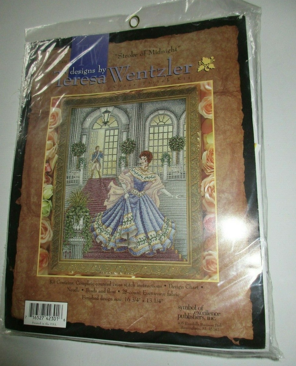 Teresa Wentzler Stroke of Midnight Counted Cross Stitch Kit