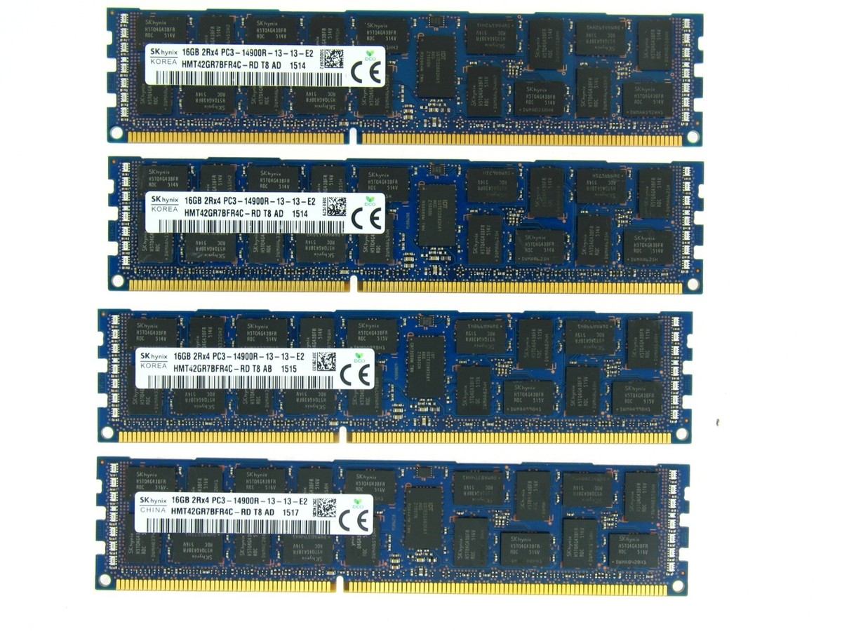 64GB (4X 16GB) DDR3 1866MHz Memory Apple Mac Pro 6,1 2013-15 Quad