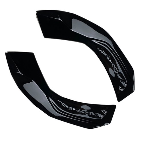 For Mercedes-Benz A-Class W177 V177 Black Rear Bumper Diffuser Splitter Canards - Foto 4 di 5