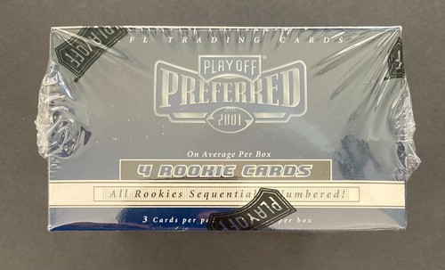 Playoff Preferred Football 2001 caja de pasatiempos sellada de fábrica - Autos/Drew Brees radiocontrol - Imagen 5 de 6